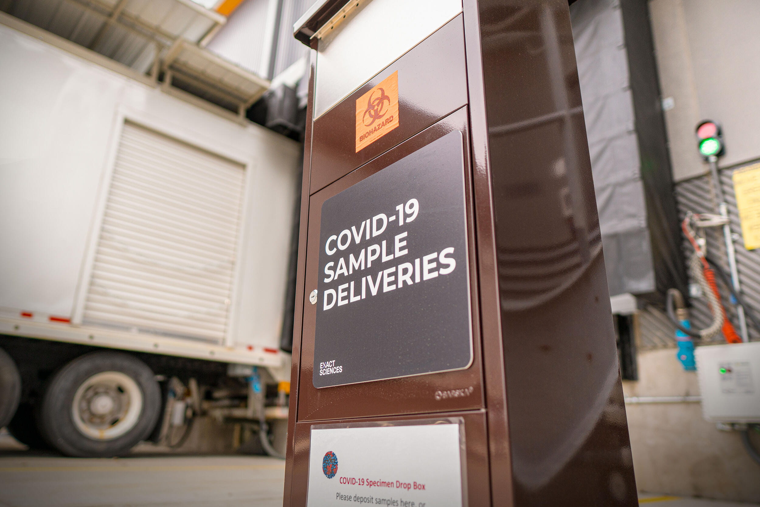 Patient samples from across Wisconsin are returned to Exact Sciences in Madison, Wisconsin for testing. Results are typically delivered within 72 hours of a sample reaching the lab.